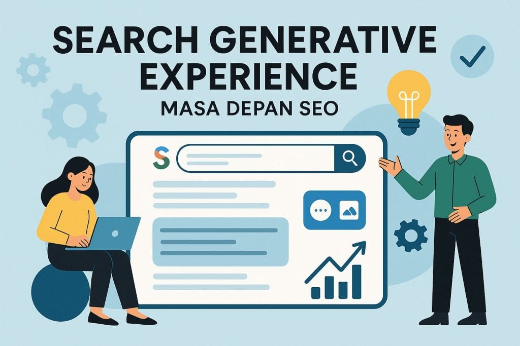 Ilustrasi SGE sebagai masa depan SEO