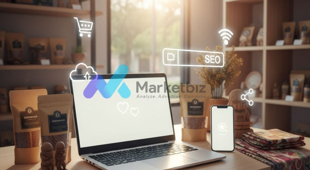 UMKM lokal berjualan online dengan dukungan digital marketing