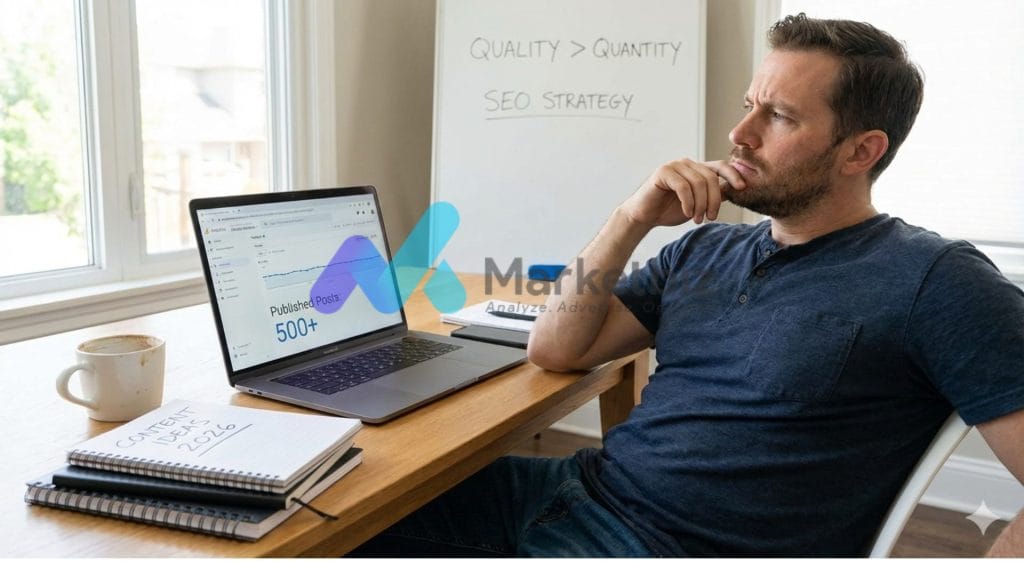 publishing more content but traffic not increasing