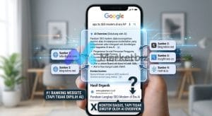 Ranking #1 Google tidak selalu muncul di AI search karena struktur konten