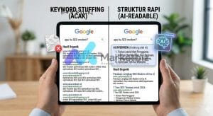 Struktur konten SEO lebih penting dari keyword dalam AI search Google